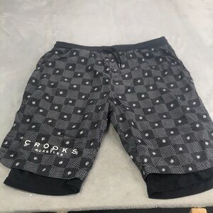 Crooks & Castles Men's Dual Motive Printed Shorts Size XL